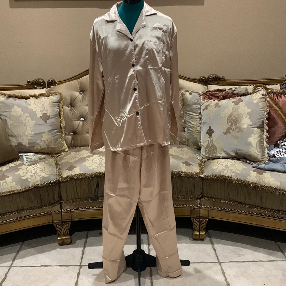 Satin pajamas